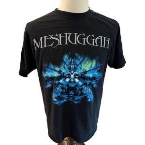Meshuggah Nothing Album Art Graphic Band T-Shirt Early Reprint Anvil Tag Size L